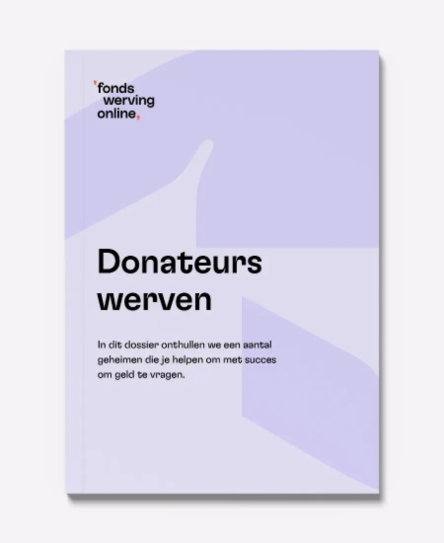 Donateurs werven dossier afbeelding